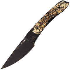 Фото Складной нож Kizer Momo Russian Pattern, сталь Nitro-V, рукоять G10 c принтом