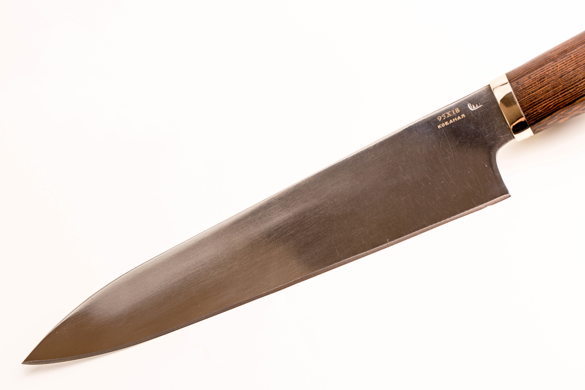 Нож кухонный Cу-Шеф МТ-40, венге, сталь 95х18 - фото 3