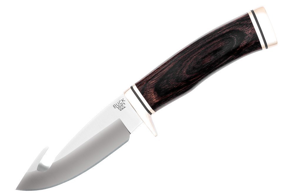 Нож Zipper - Buck 0191BRG, сталь 420HC, рукоять древесный пластик