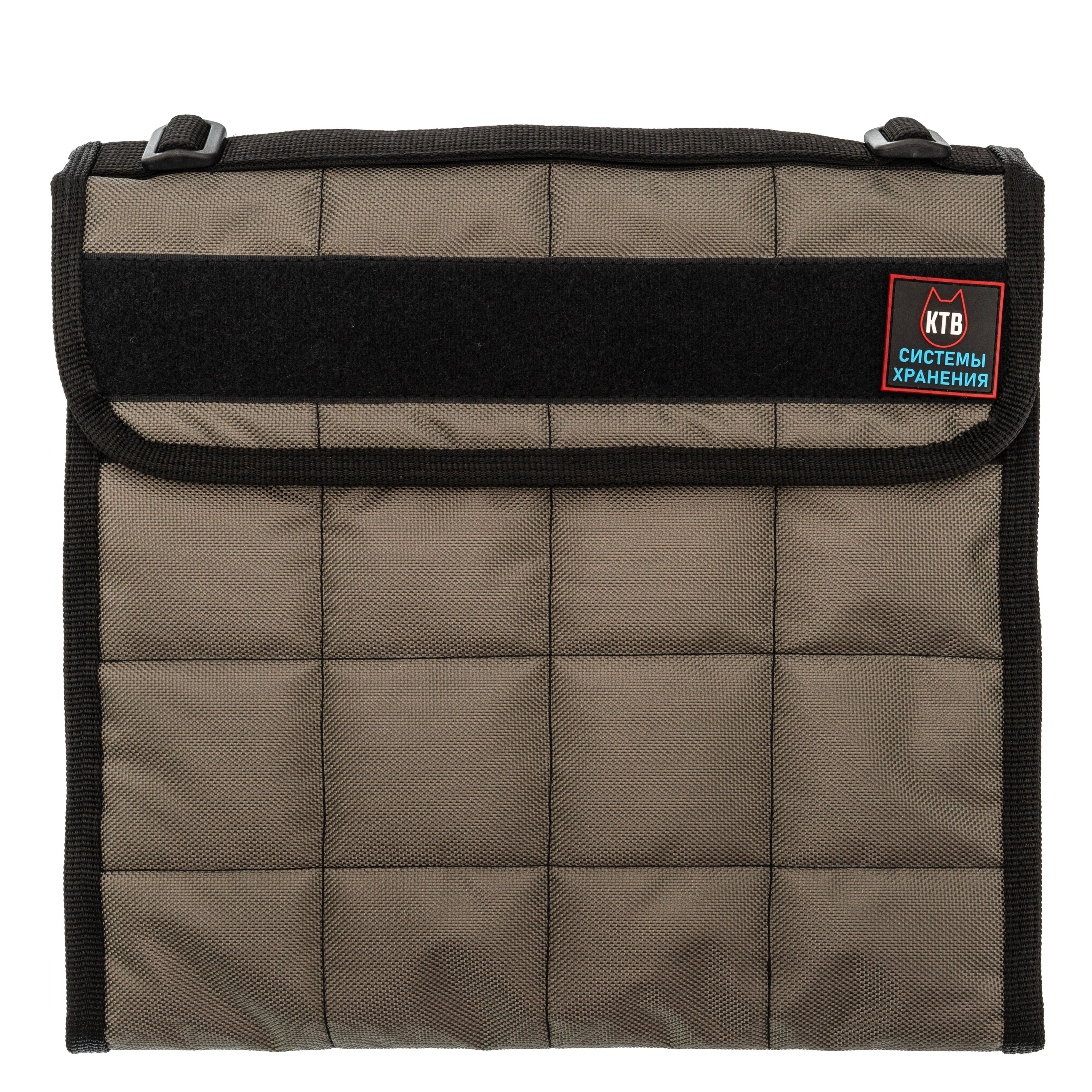 Сумка для 8 фиксированных ножей с замком KTB, оливковый L