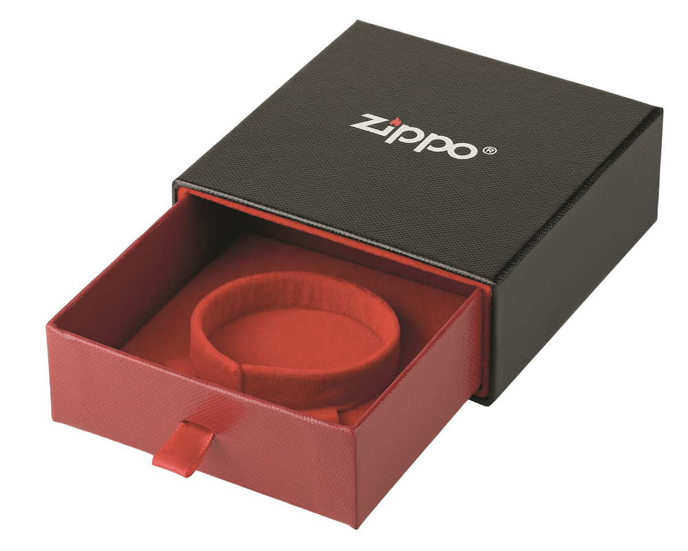 Браслет Zippo Steel Braided Leather Bracelet (22 см) - фото 2