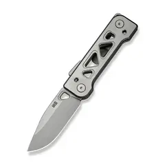 Фото Складной нож WE Knife Tyro, сталь CPM 20CV, рукоять титан, серый