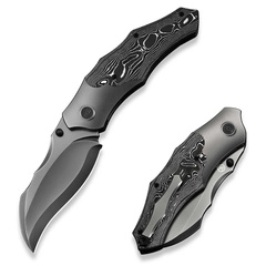 Фото Складной нож WE Knife Orc Boss, сталь CPM 20CV, рукоять титан, серый