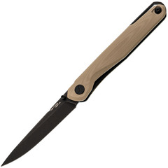 Фото Нож Mr.Blade Astris Gen.2 blackwash сталь D2, рукоять Tan G10