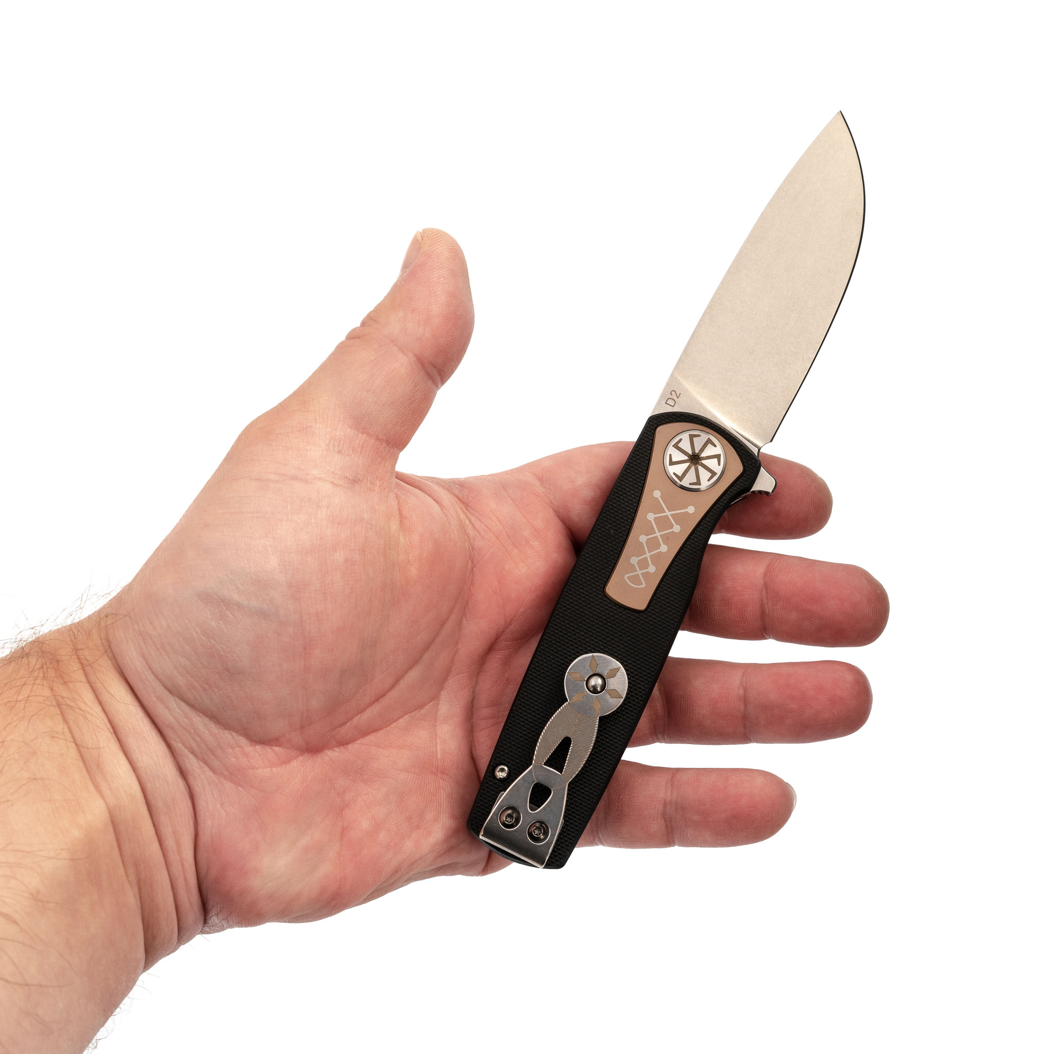 Нож складной Идол-01 Steelclaw, сталь D2, рукоять G10 - фото 4