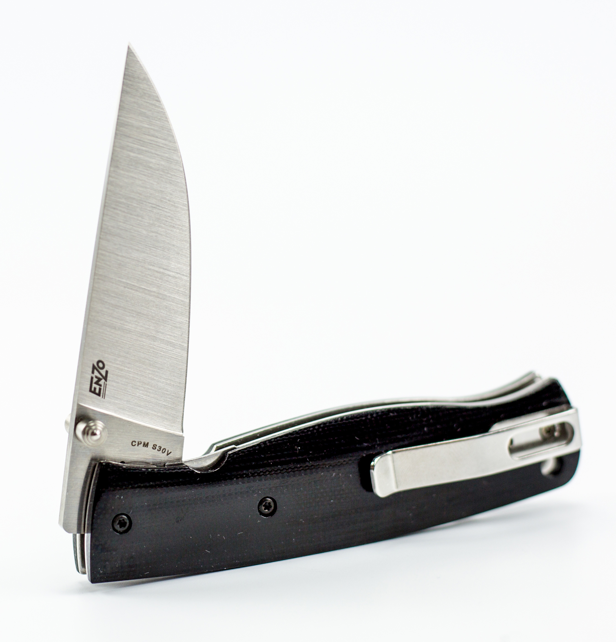Складной нож Enzo Birk 75, G10, порошковая сталь S30V - фото 5