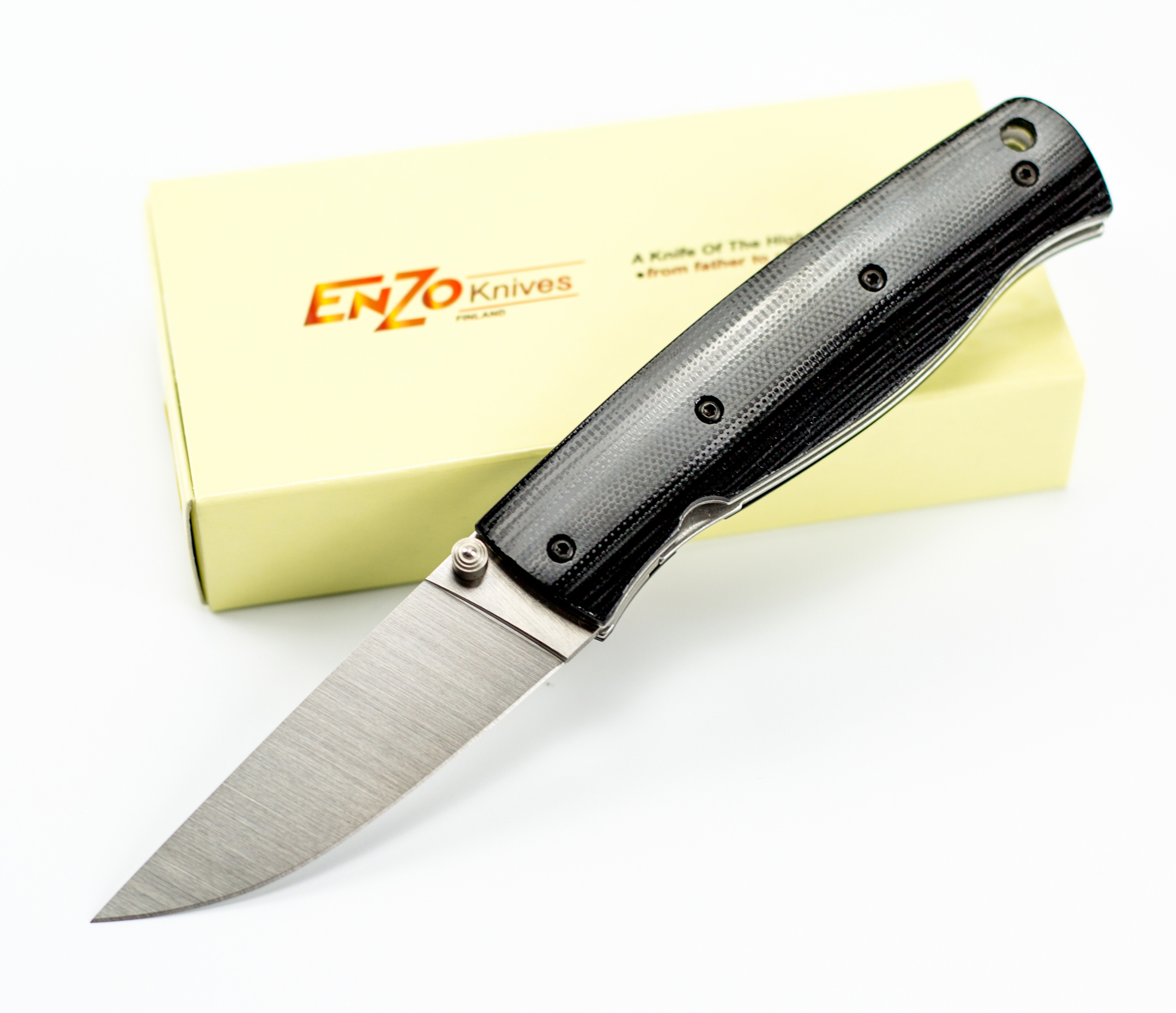 Складной нож Enzo Birk 75, G10, порошковая сталь S30V - фото 6
