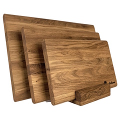 Фото Комплект из 3-х разделочных досок Woodinhome CB001ONKIT3, дуб