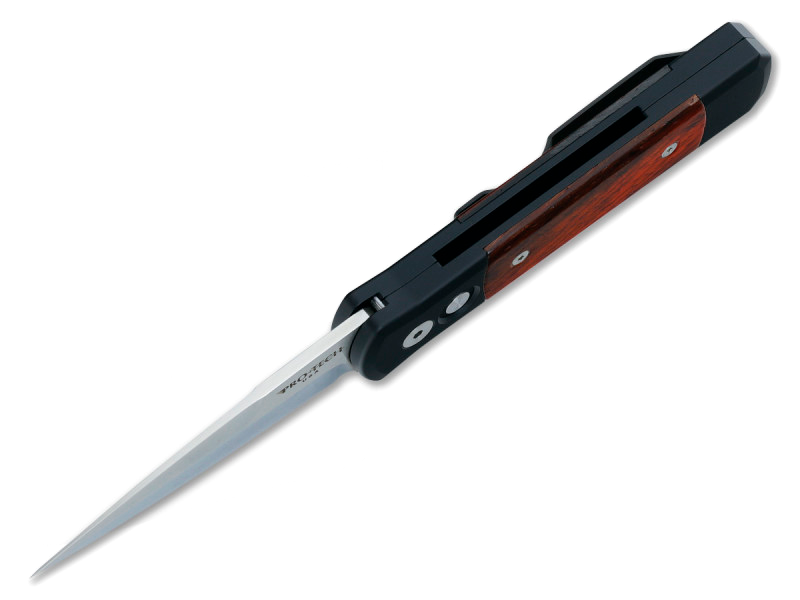 Складной нож Pro-Tech Godson 706С, сталь 154CM, рукоять алюминий/дерево кокоболо - фото 3
