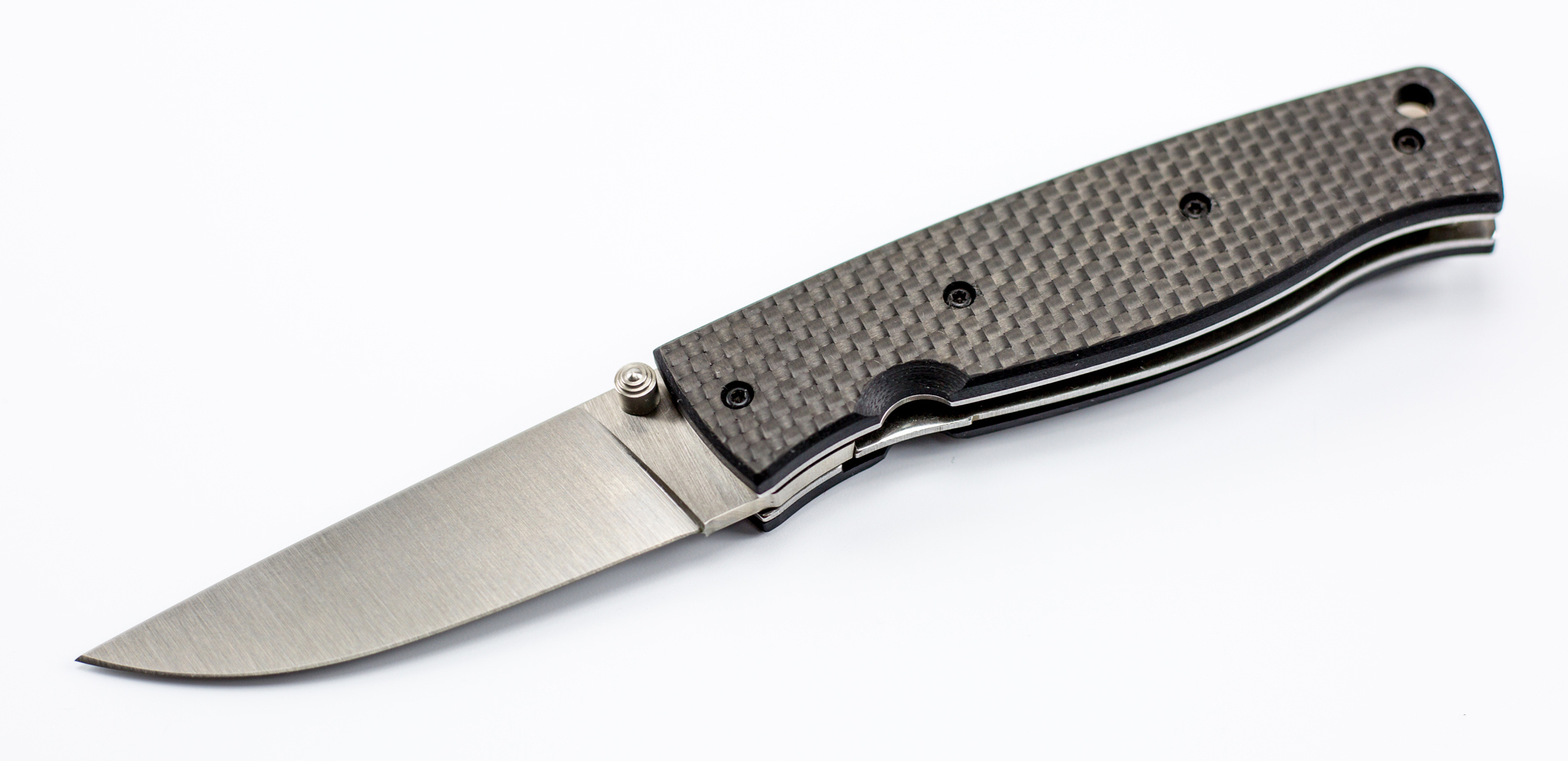 Складной нож Enzo Birk 75, карбон, порошковая сталь S30V - фото 2