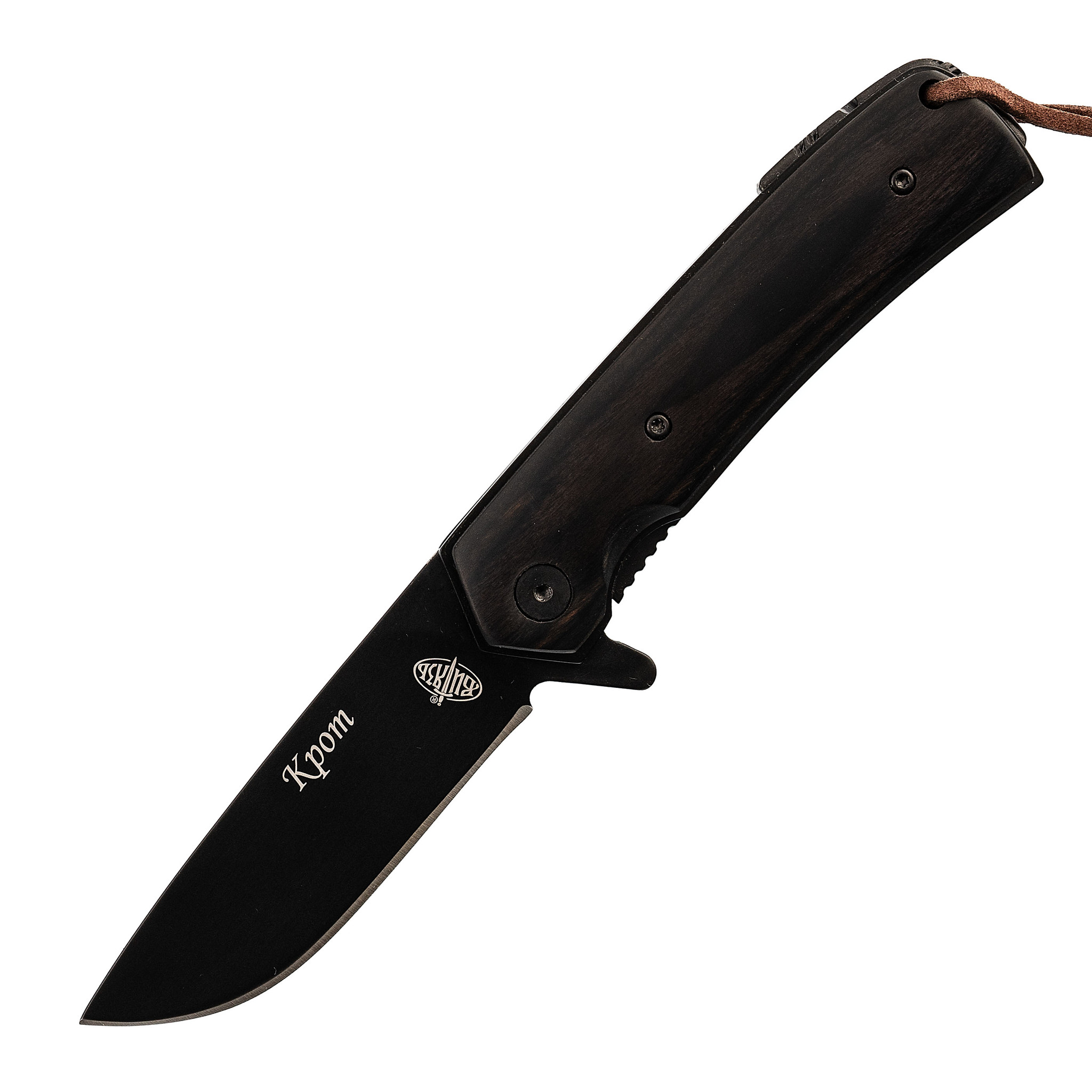 Складной нож Крот, черный от Витязь