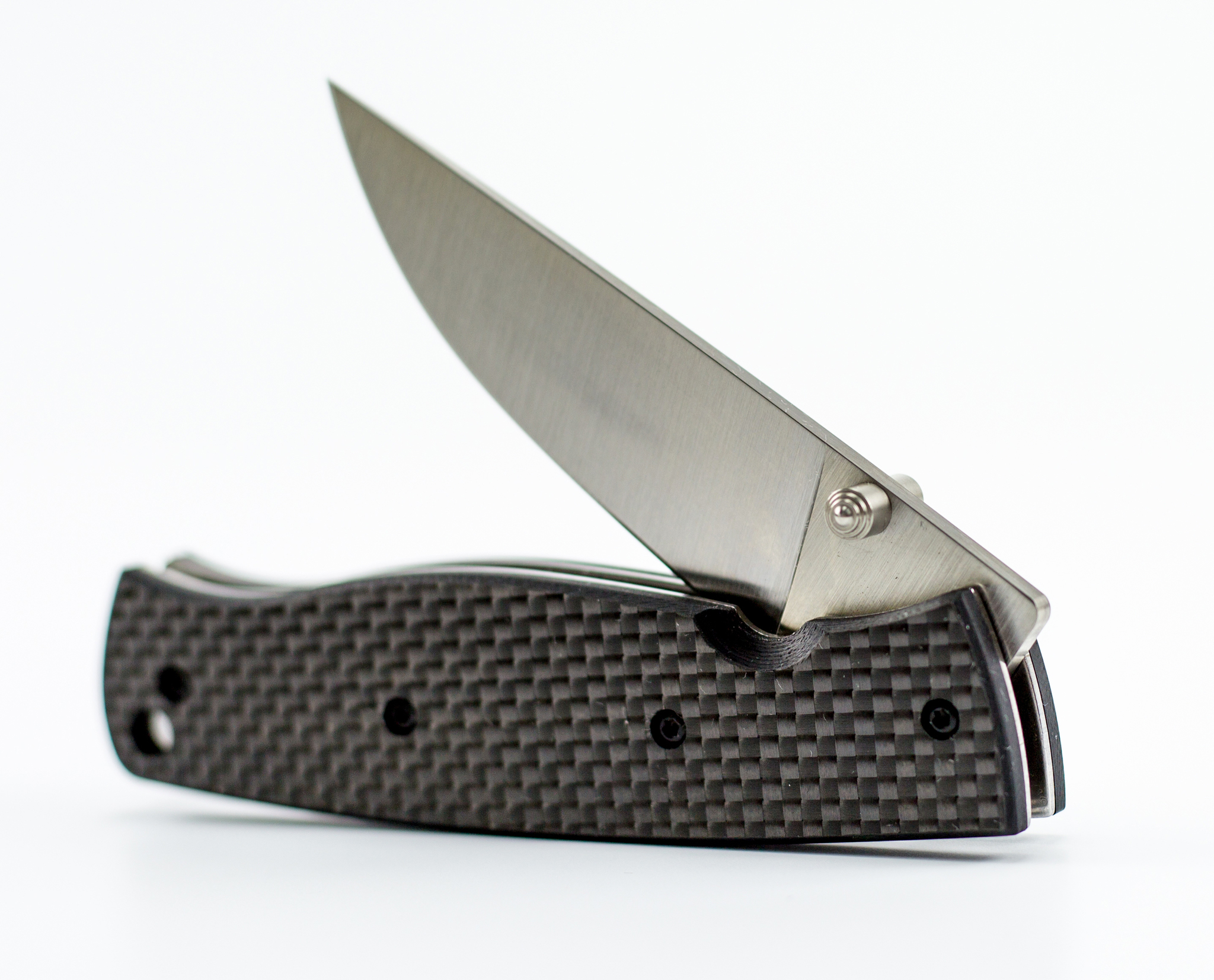 Складной нож Enzo Birk 75, карбон, порошковая сталь S30V - фото 5