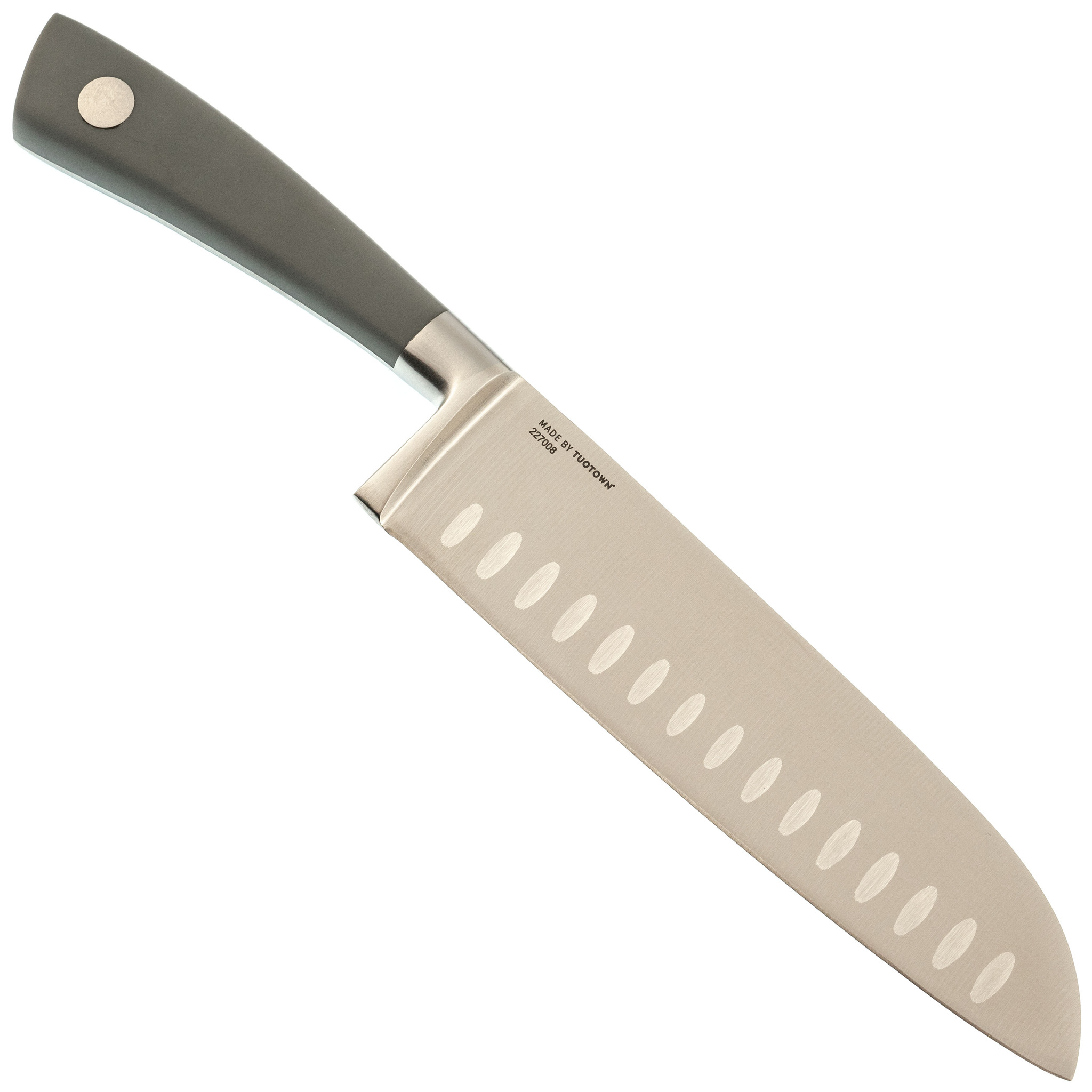 Кухонный нож Сантоку Tuotown, сталь 1.4116, пластик - фото 4