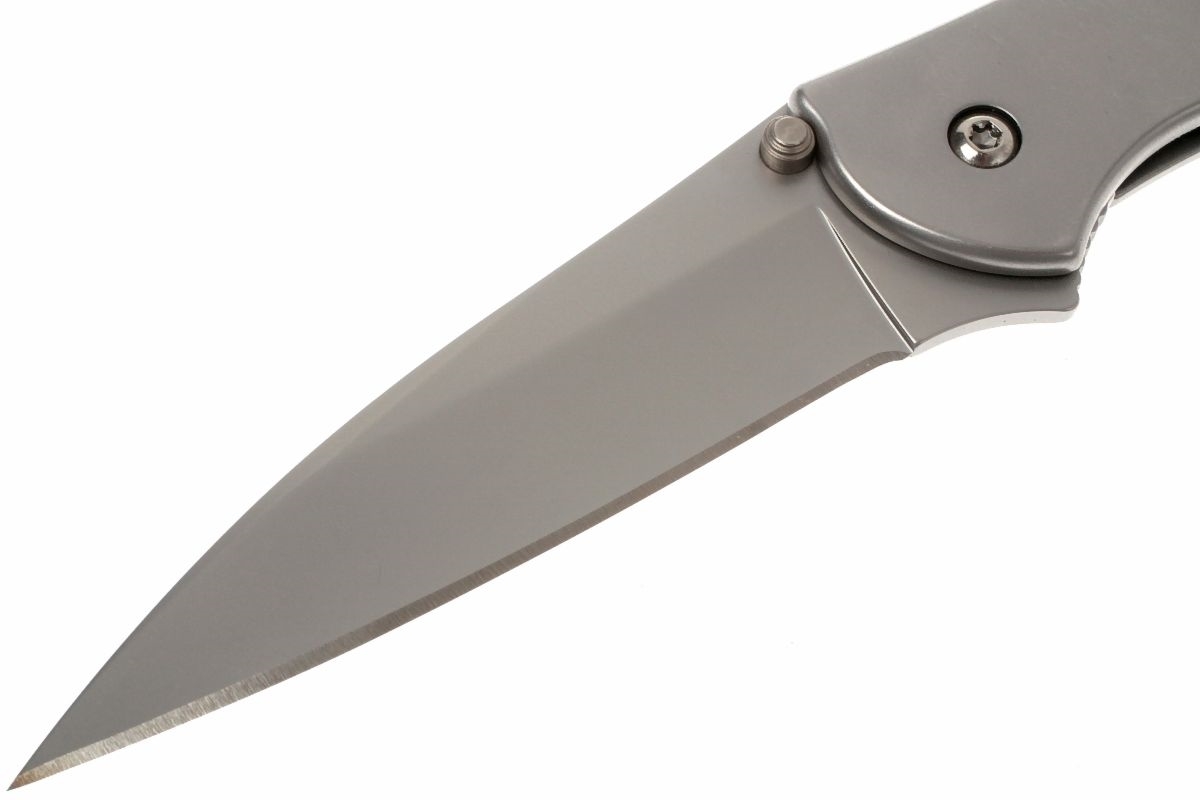 Складной нож Leek - Kershaw 1660, сталь Sandvik™ 14C28N, рукоять нержавеющая сталь 410 Stainless Steel - фото 3