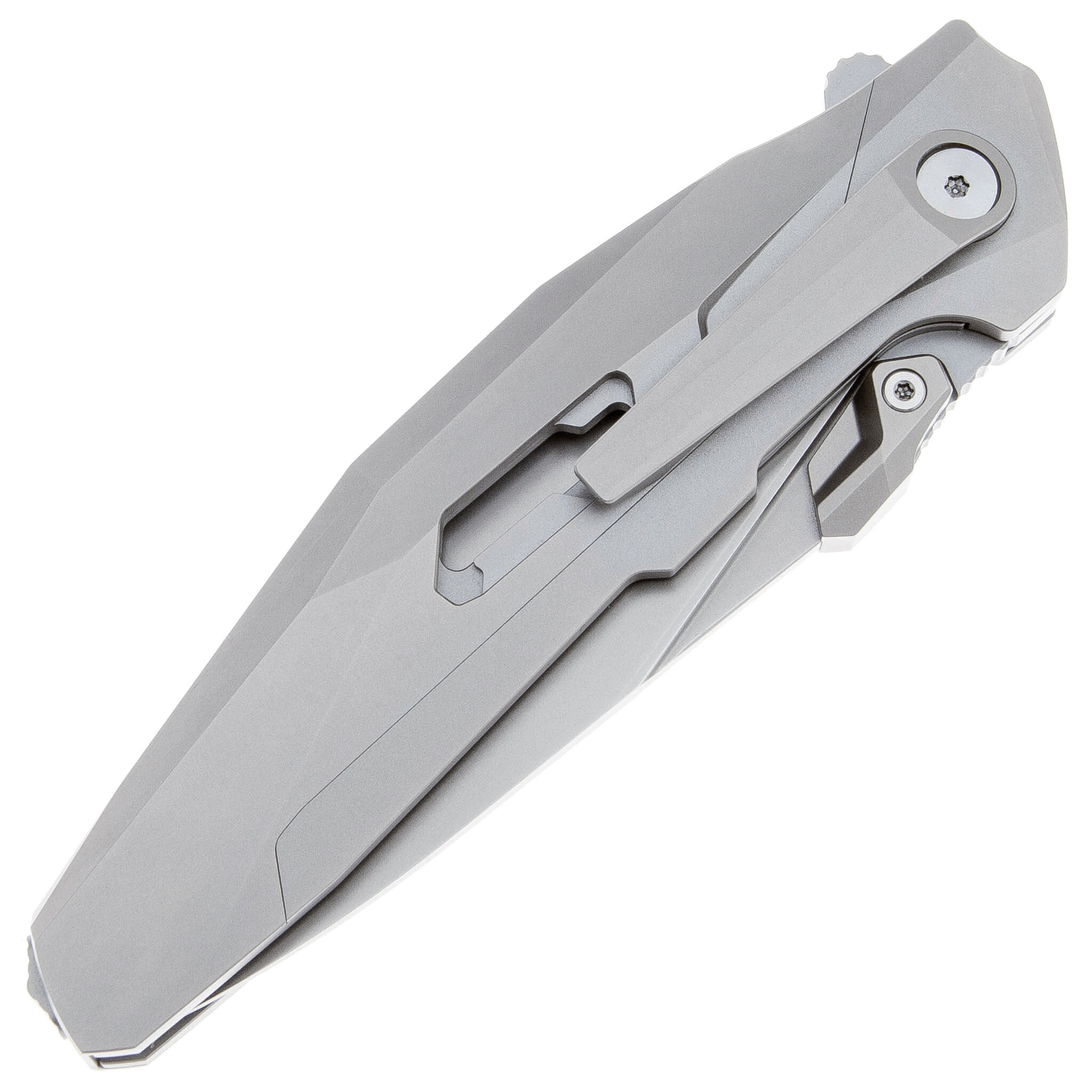 Складной нож Rike Knife Shadow-S, сталь M390, рукоять титан - фото 3