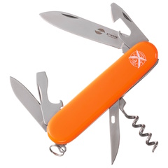 Фото Нож перочинный Stinger 90 мм, 11 функций, оранжевый, в блистере