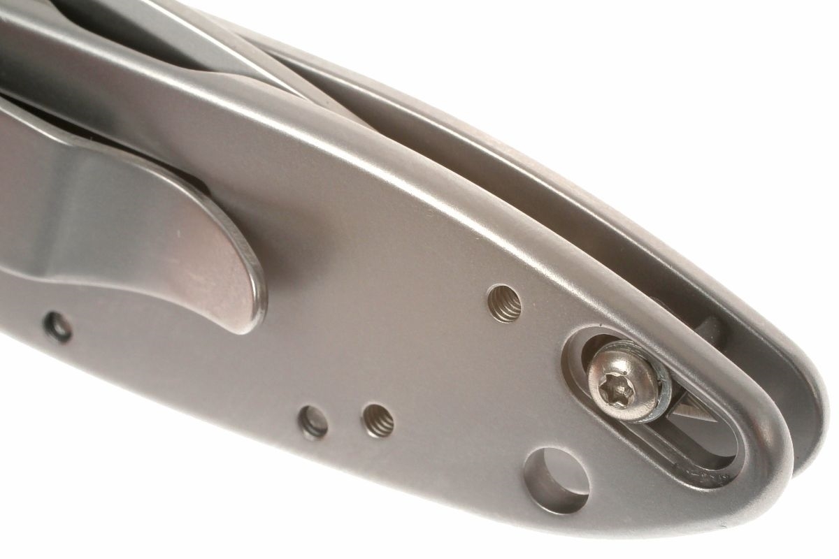 Складной нож Leek - Kershaw 1660, сталь Sandvik™ 14C28N, рукоять нержавеющая сталь 410 Stainless Steel - фото 7