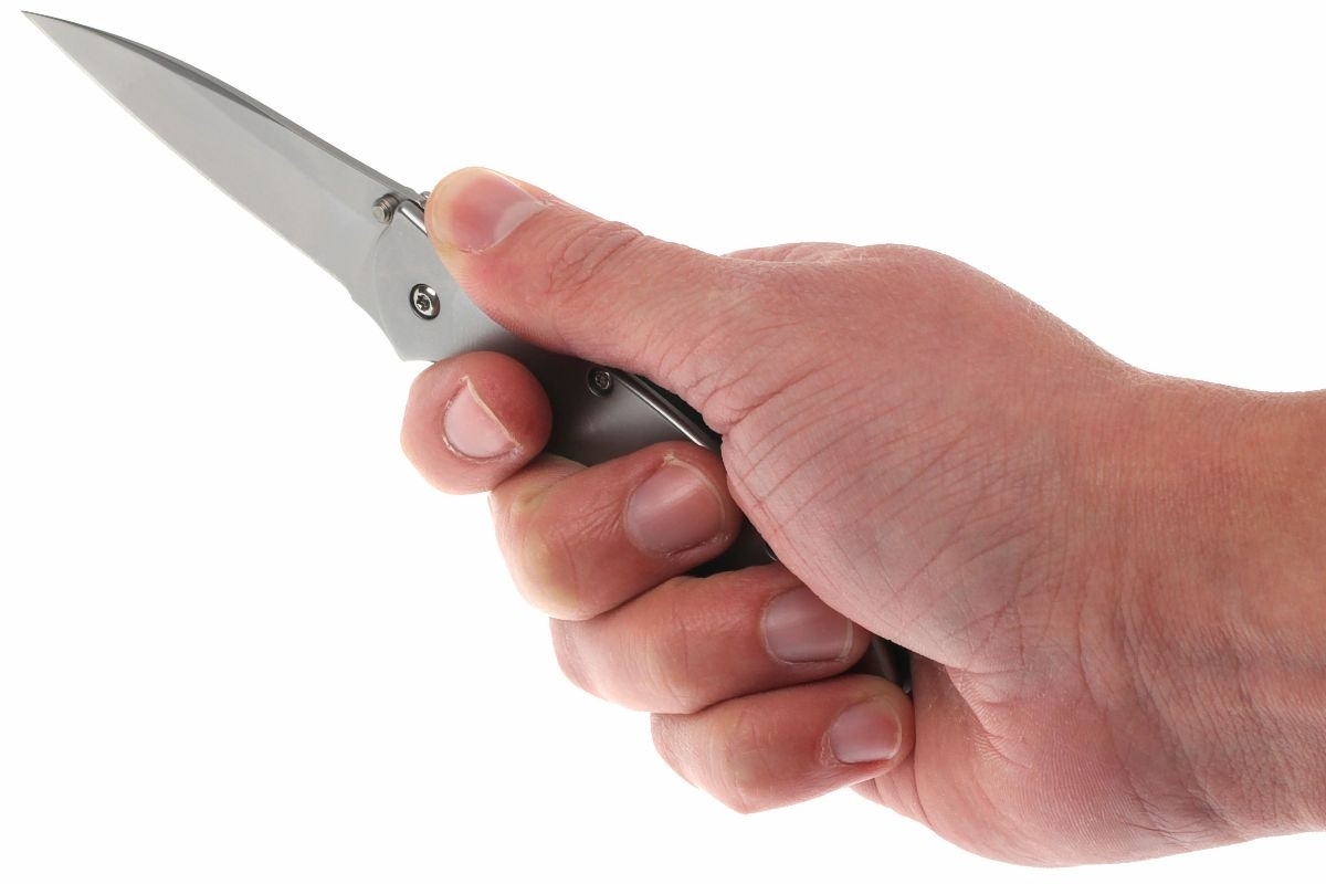 Складной нож Leek - Kershaw 1660, сталь Sandvik™ 14C28N, рукоять нержавеющая сталь 410 Stainless Steel - фото 8