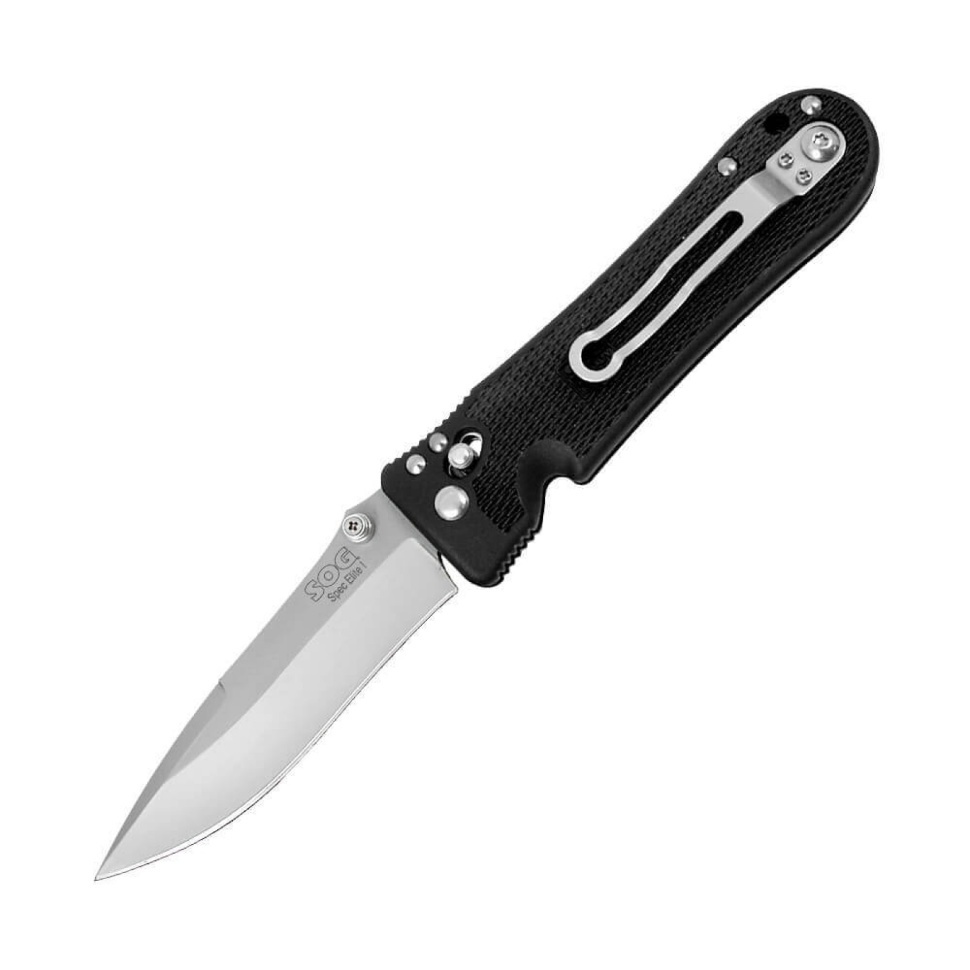 Складной нож Spec Elite I - SOG SE14 10.2 см., сталь VG-10, рукоять пластик GRN - фото 5