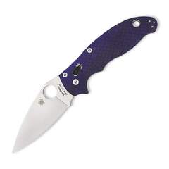 Фото Нож складной Manix 2 Blue Spyderco 101GPDBL2, сталь Crucible CPM® S110V™ Satin Plain, рукоять стеклотекстолит G10, синий