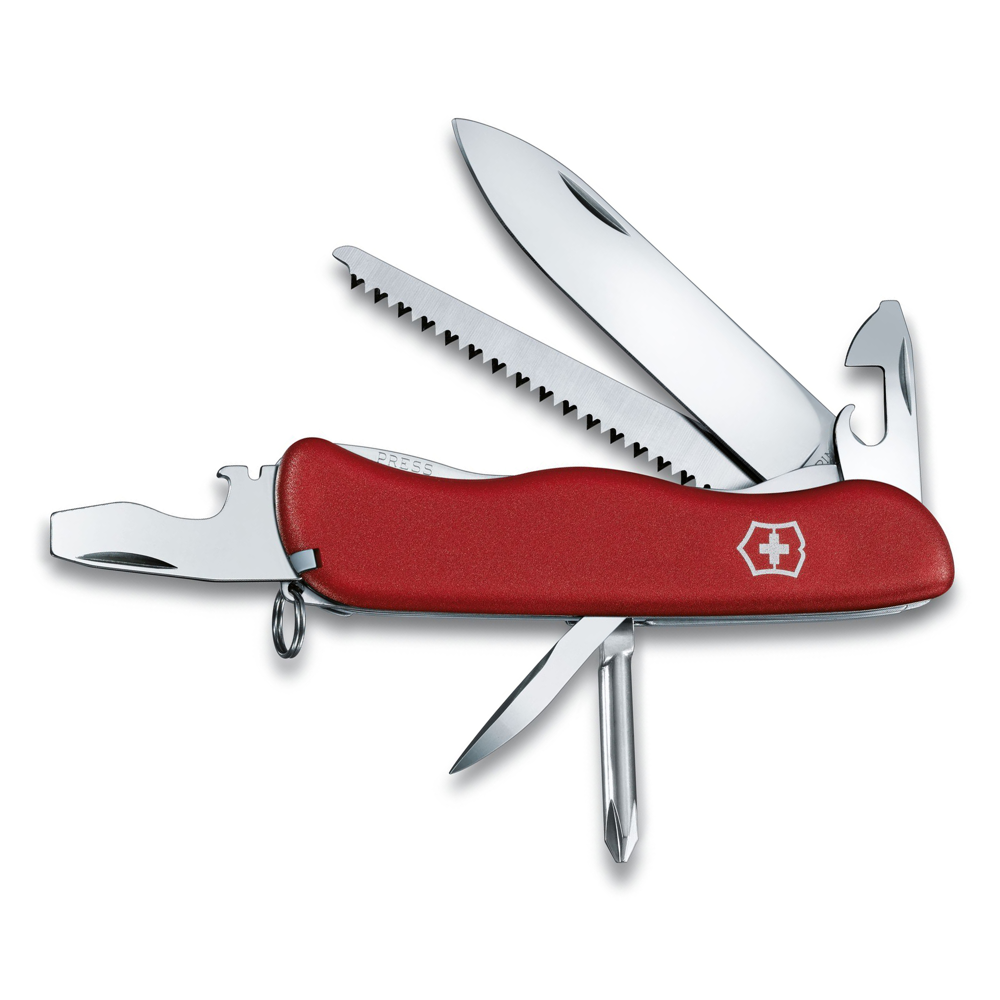 Нож перочинный Victorinox Trailmaster, сталь X50CrMoV15, рукоять нейлон, красный - фото 2