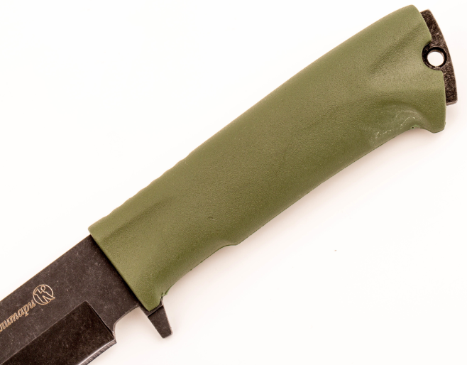 Нож Милитари, сталь AUS-8, рукоять хаки, Кизляр от Ножиков