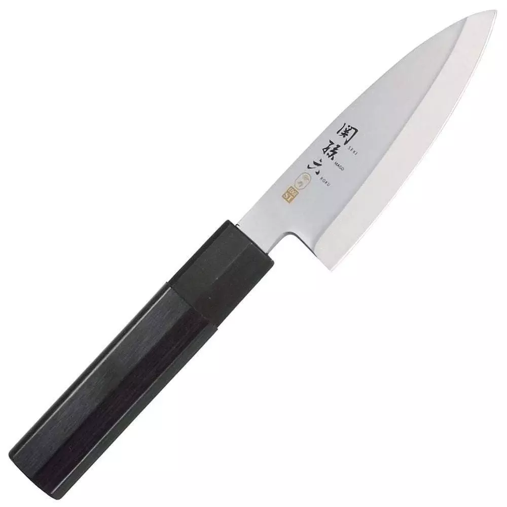 Кухонный нож Деба Seki Magoroku EdgeST 105 мм, нержавеющая сталь, рукоять пластик