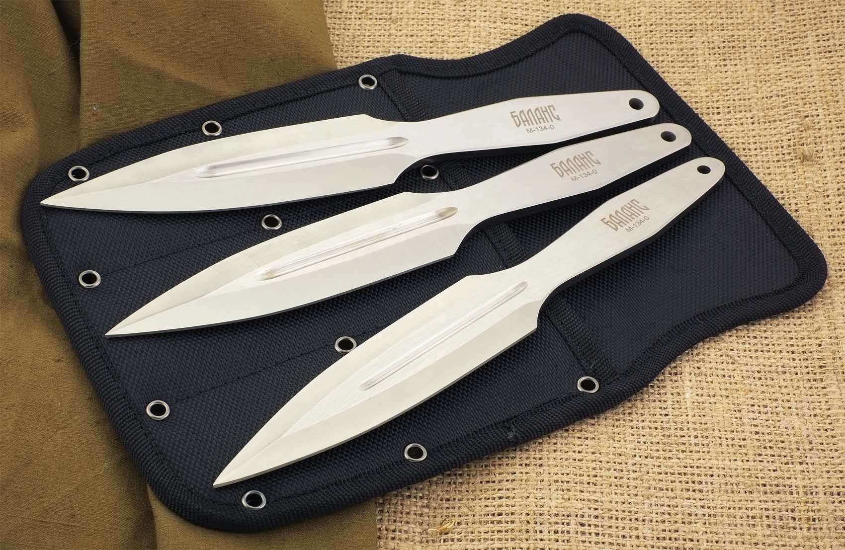 фото Набор из 3 метательных ножей игла, m-134-0 ножемир