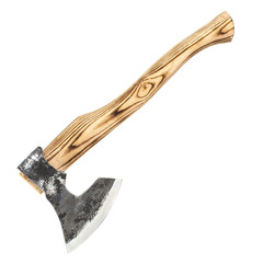 Фото Кованый топор ручной сборки Витязь