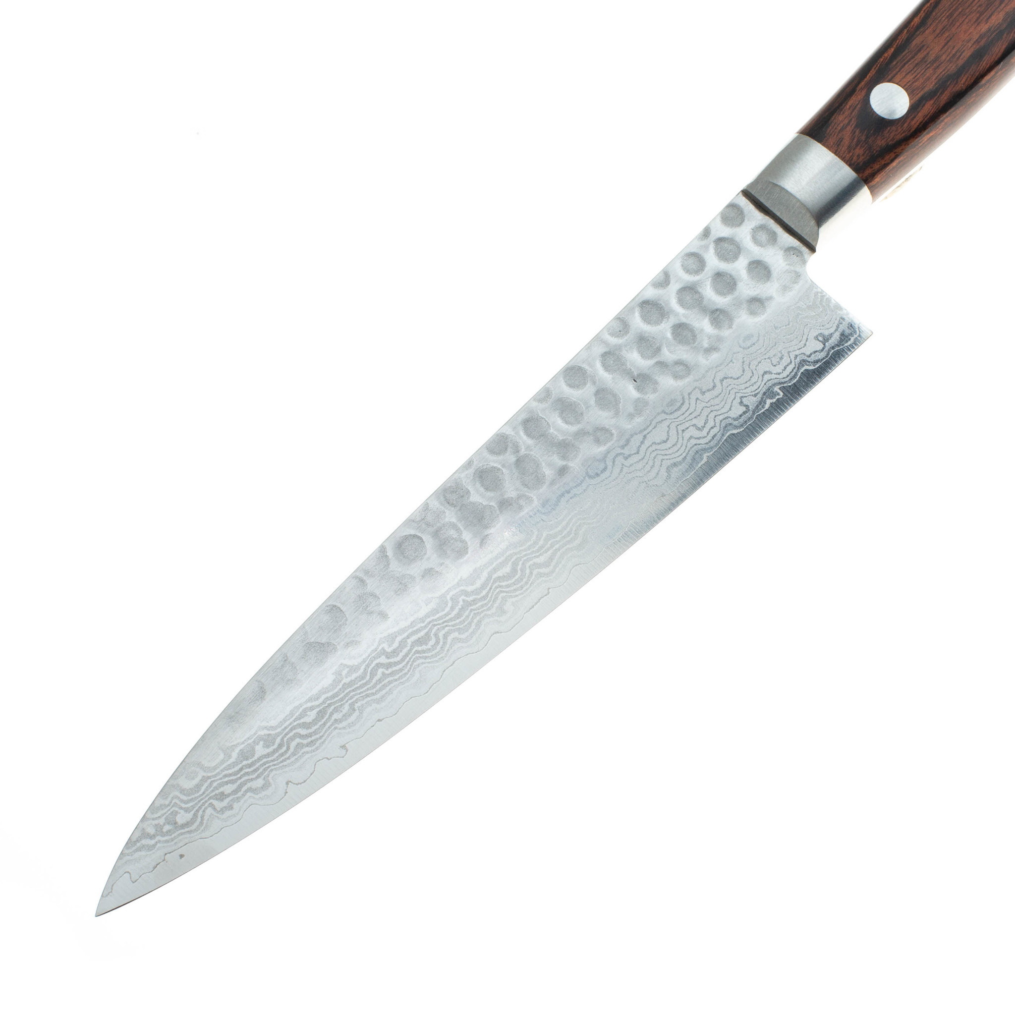 Нож Сантоку Sakai Takayuki 07221 135 мм, сталь VG-10, Damascus 17 слоев, дерево - фото 3