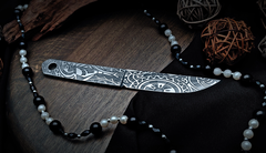 Фото Скелетный нож Волчий век Танто Custom, сталь 95х18