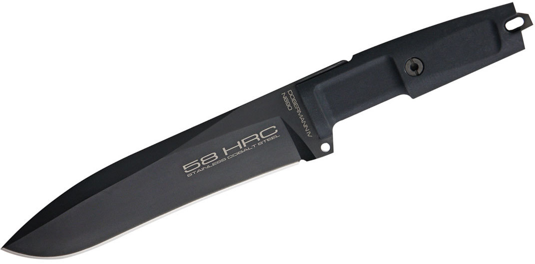 Нож для выживания с фиксированным клинком Extrema Ratio Dobermann IV Tactical, сталь Bhler N690, рукоять Forprene - фото 1