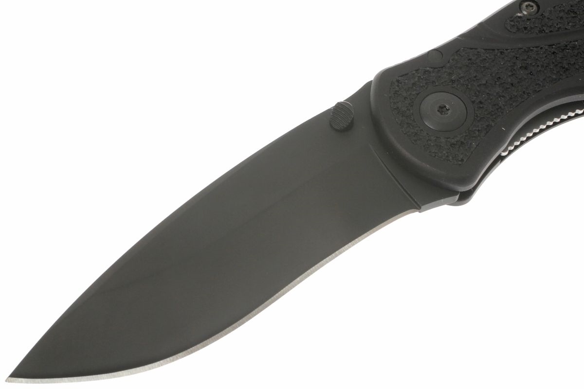 Нож складной Kershaw 1670BLK Blur Black, сталь Sandvik 14C28N, рукоять анодированный алюминий - фото 3