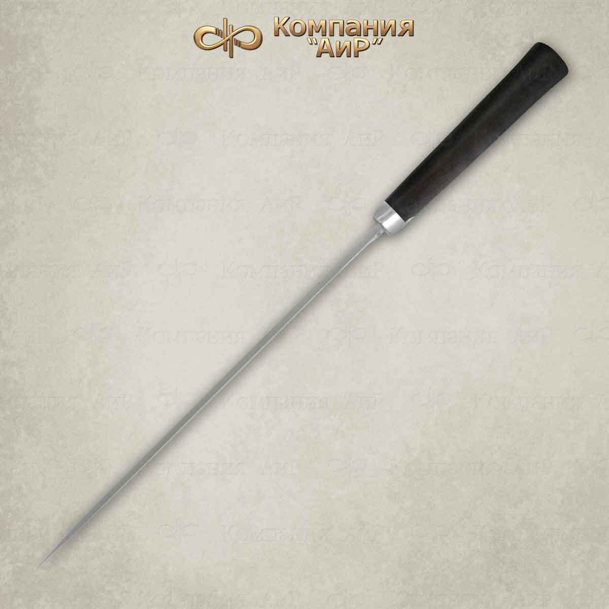 Нож АиР Бурятский большой, сталь 95х18, рукоять граб - фото 4