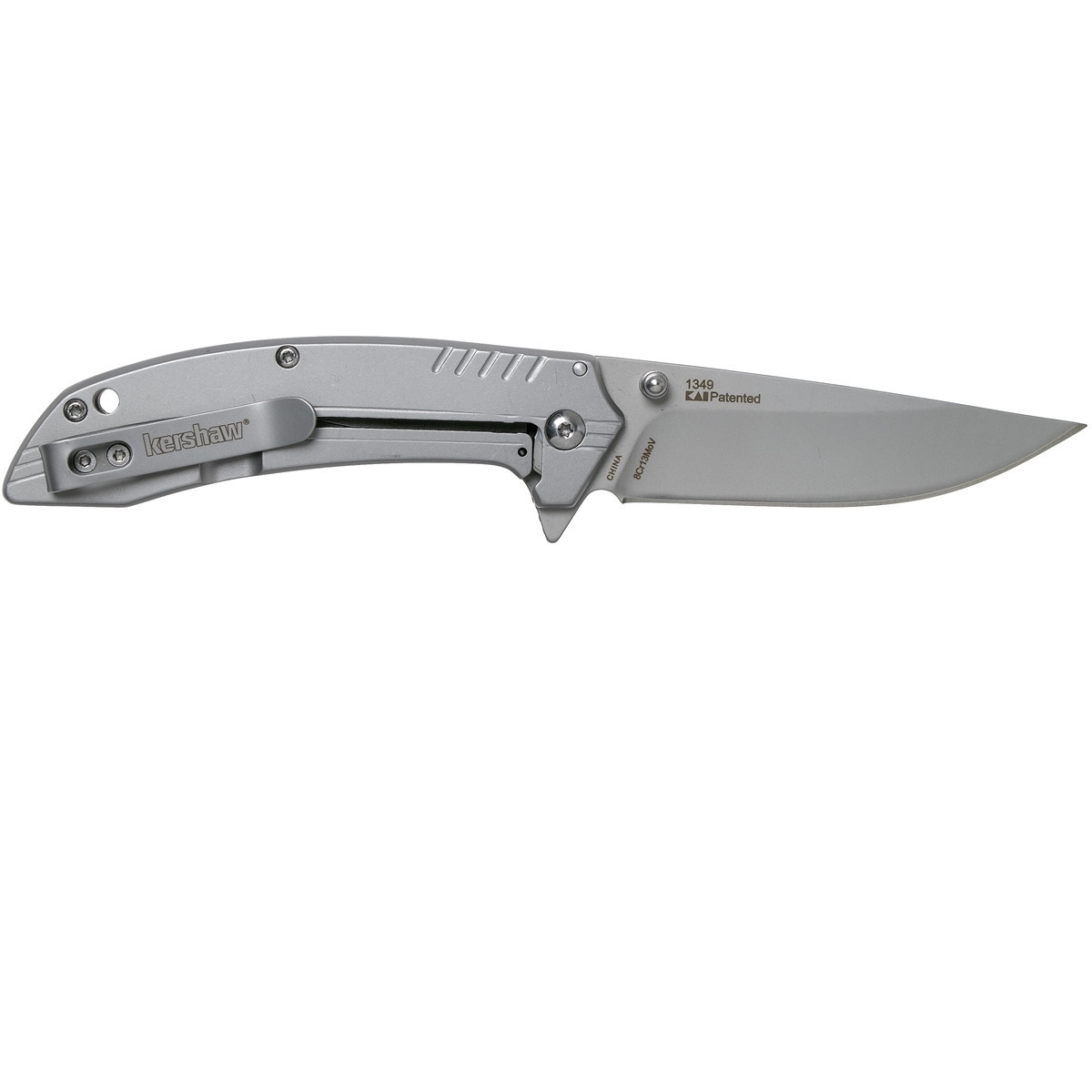 Полуавтоматический складной нож Kershaw Shroud, сталь 8Cr13MoV, рукоять нержавеющая сталь - фото 2