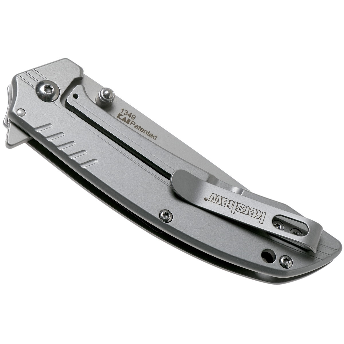 Полуавтоматический складной нож Kershaw Shroud, сталь 8Cr13MoV, рукоять нержавеющая сталь - фото 4
