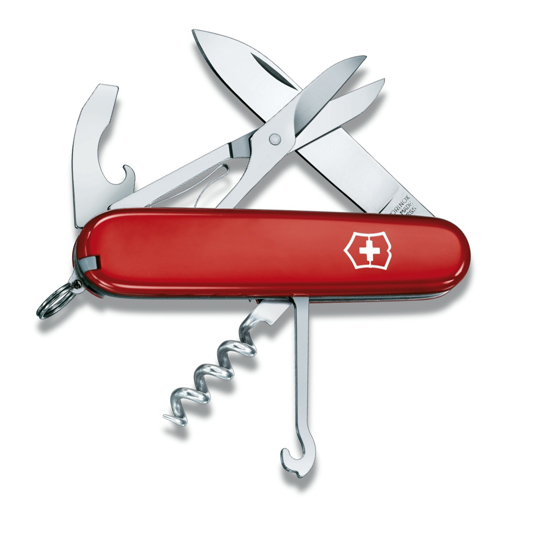 фото Нож перочинный victorinox compact, сталь x55crmo14, рукоять cellidor®, красный