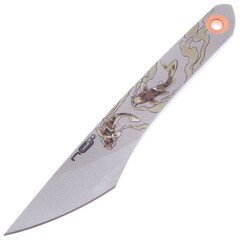 Фото Нож киридаши N.C.Custom KOI bead blast, сталь AUS-8
