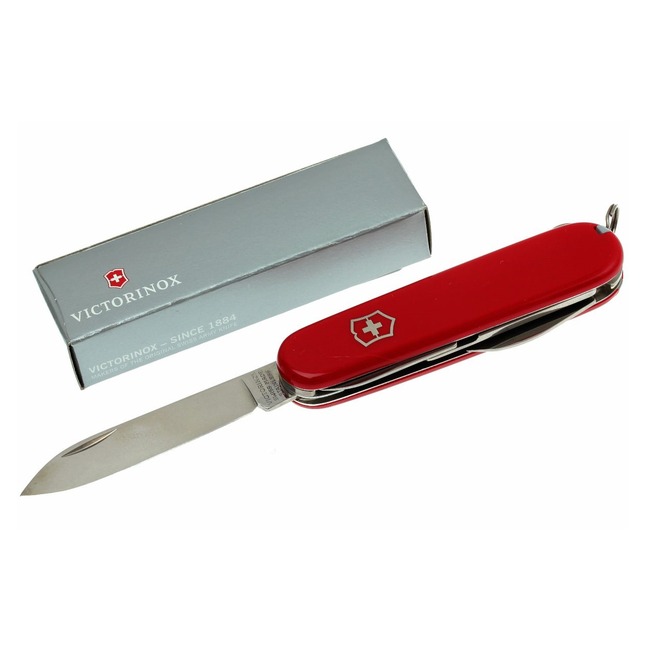 фото Нож перочинный victorinox compact, сталь x55crmo14, рукоять cellidor®, красный