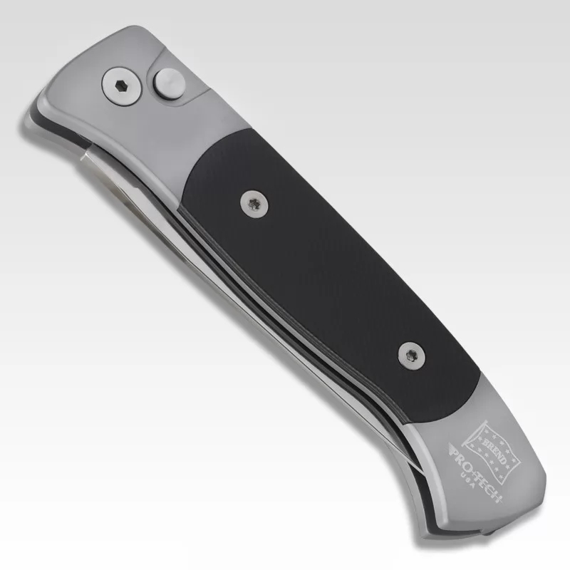 Автоматический складной нож Pro-Tech Brend Auto #2, сталь 154CM, рукоять алюминий/carbon fiber - фото 5