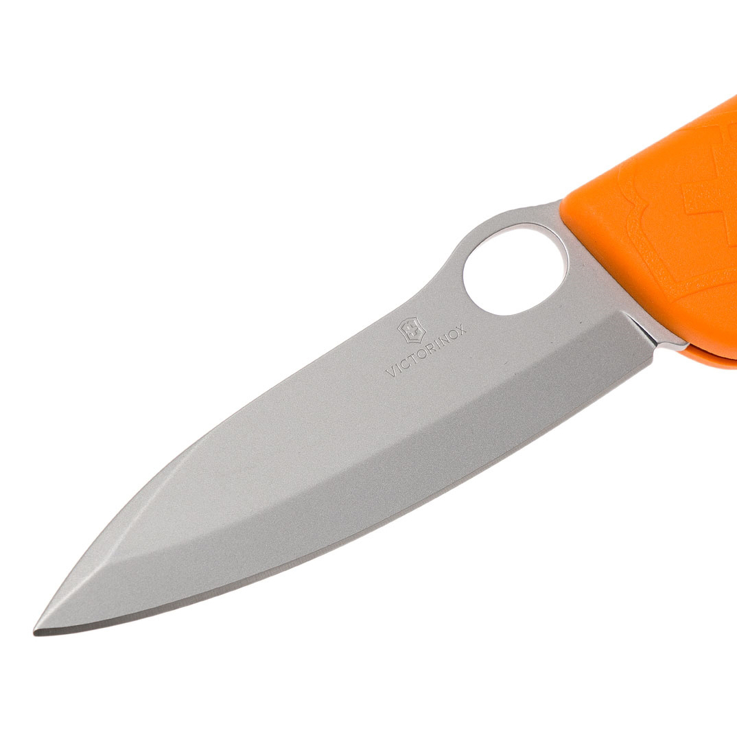 Нож Victorinox Hunter Pro 0.9410.9 225мм одно лезвие с чехлом для ремня оранжевый - фото 4