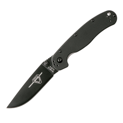 Фото Нож складной Ontario RAT-2, сталь Aus-8, Satin, рукоять термопластик GRN, black