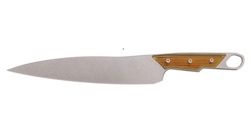 Нож с фиксированным клинком кухонный Chris Reeve 22.9 см., сталь CPM S30V, рукоять пластик - фото 3