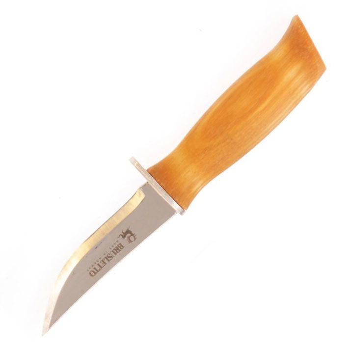 Нож с фиксированным клинком Brusletto Speider Scouts, сталь 1. 4116, рукоять карельская береза нож разделочный заноза цм карельская береза аир