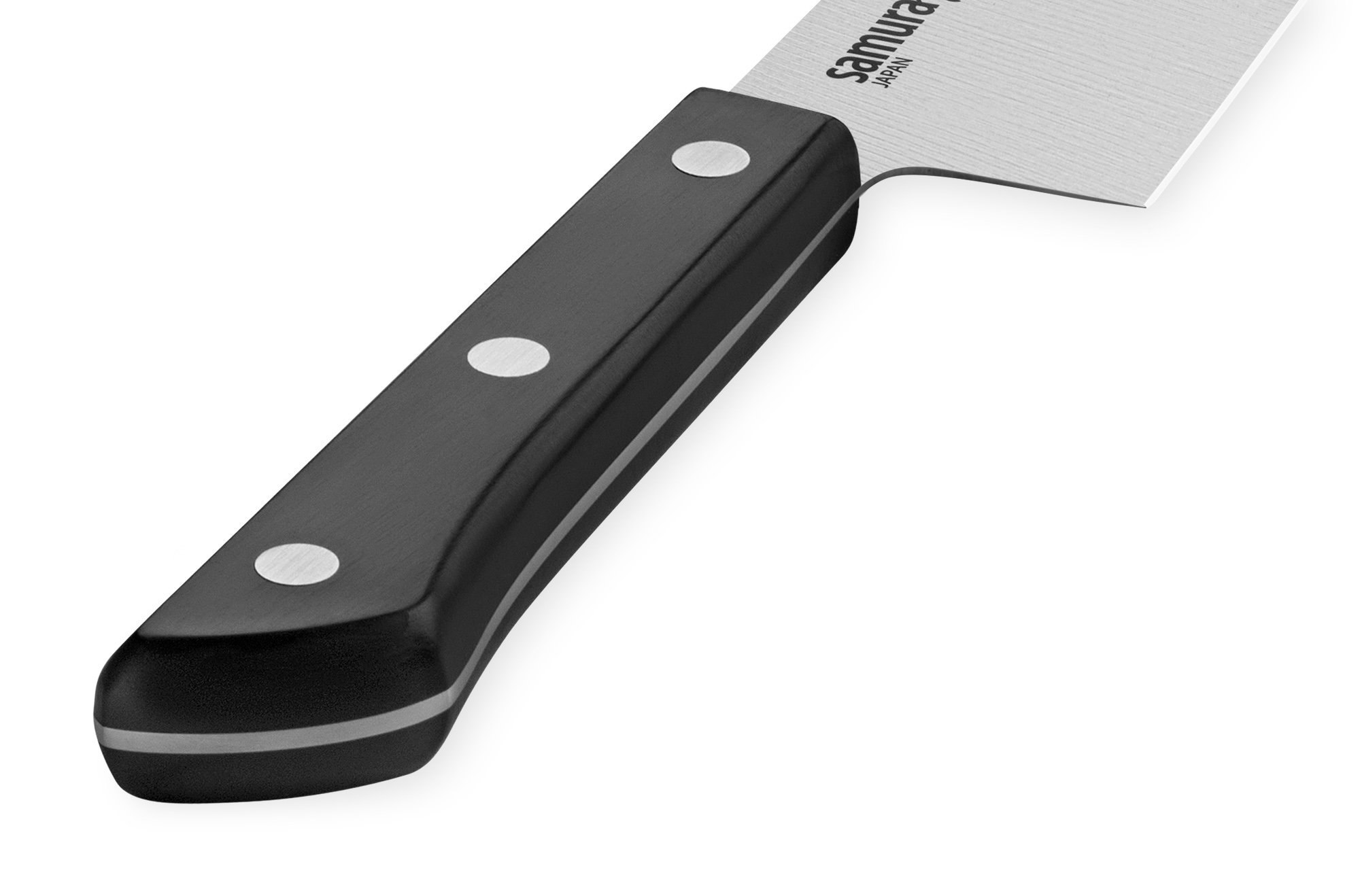 Нож кухонный Шеф Samura "HARAKIRI" (SHR-0085B) 208 мм, сталь AUS-8, рукоять ABS пластик, чёрный от Ножиков