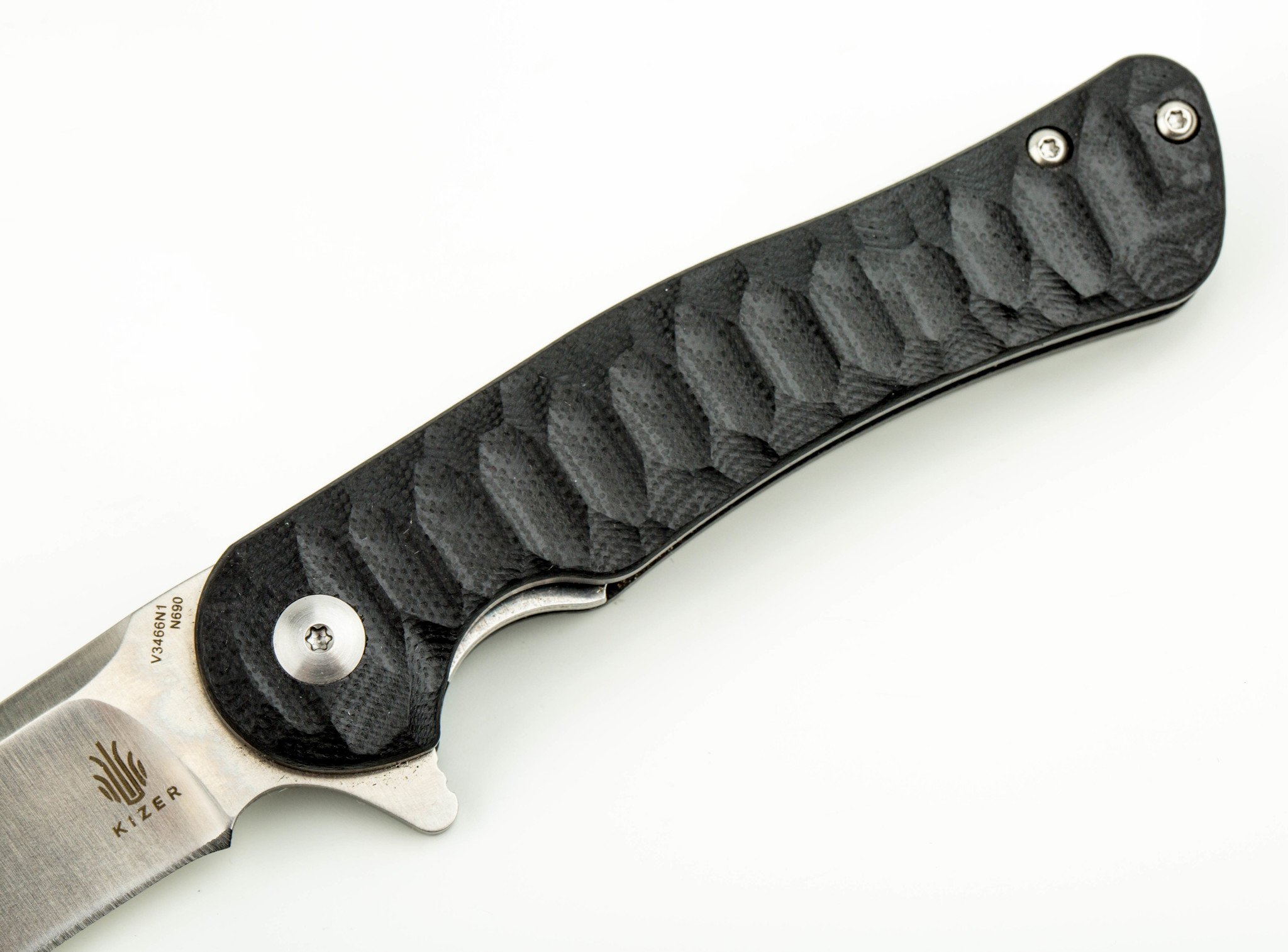 Складной нож Kizer Dukes, сталь N690 , рукоять G10 - фото 3