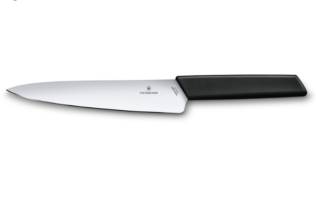 Нож разделочный Swiss Modern Victorinox, 19 см нож столовый victorinox swiss modern лезвие 11 см с прямой кромкой чёрный