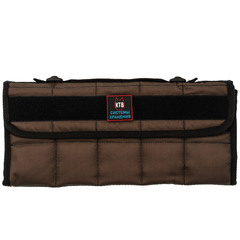 Фото Сумка для 10 ножей с замком KTB, коричневая
