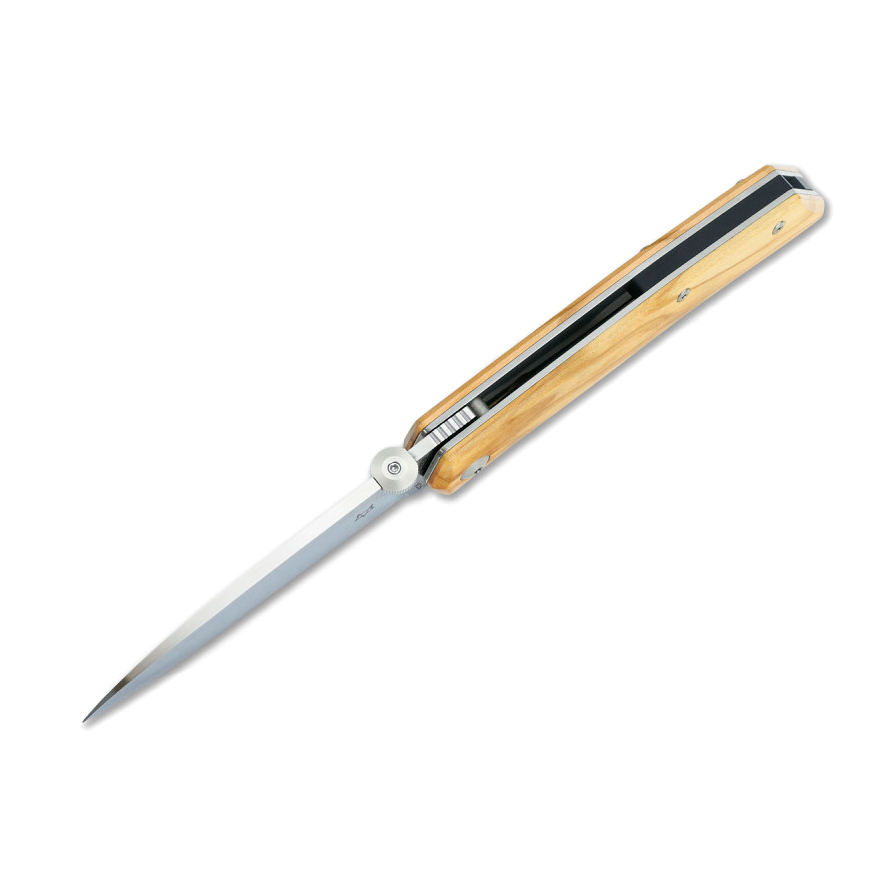 Складной нож Fox Terzuola, сталь N690, рукоять оливковое дерево, коричневый от Ножиков