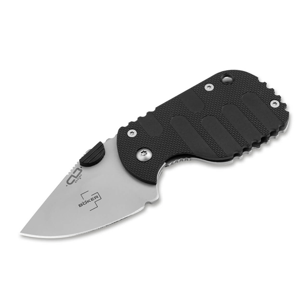 Складной нож Boker Subcom 2.0 Black, сталь D2, рукоять zytel/сталь